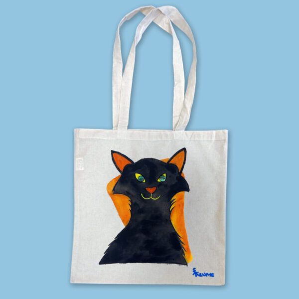 Bolsa de tela - Modelo Gato Negro