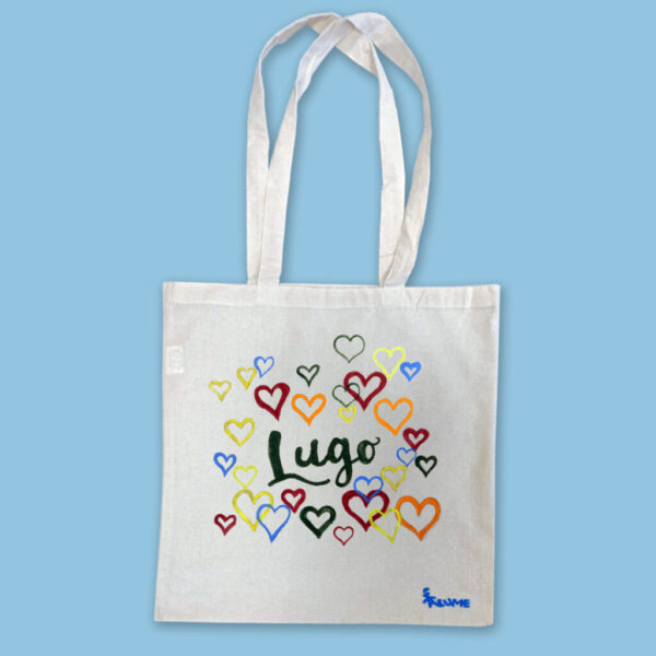 Bolsa de tela - Modelo Love Lugo